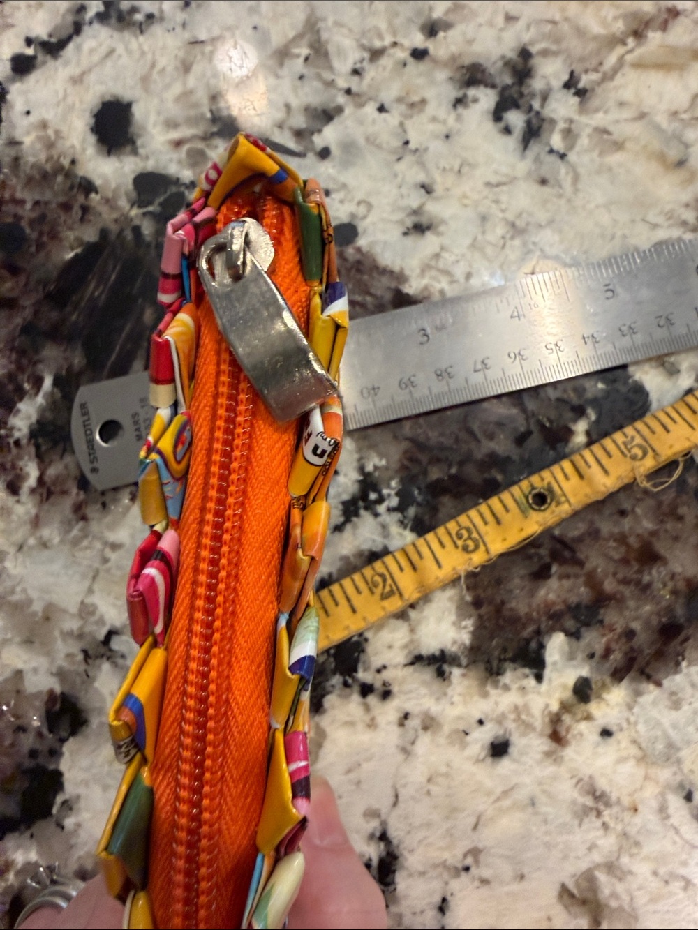 Recycled Candy Wrapper Small Wallet - Multicolor